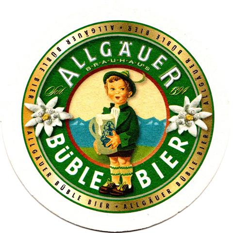 kempten ke-by allgäuer büble 4-7a (rund215-büble bier-2 edelweiß) 